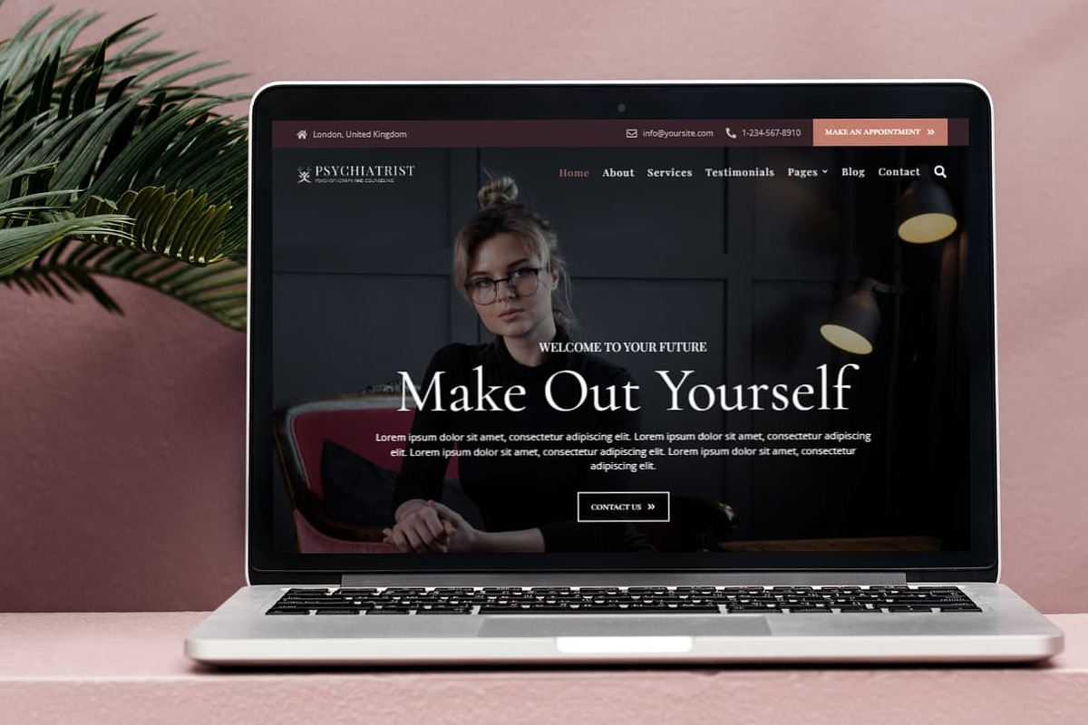 Psychiatrist WordPress Theme, a WordPress Template by Your Theme Shop (Photo 9 of 9)