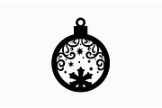 Christmas Laser Cut Ornament Bundle, a Graphic by musafir_fashion (Thumbnail 12 of 14)