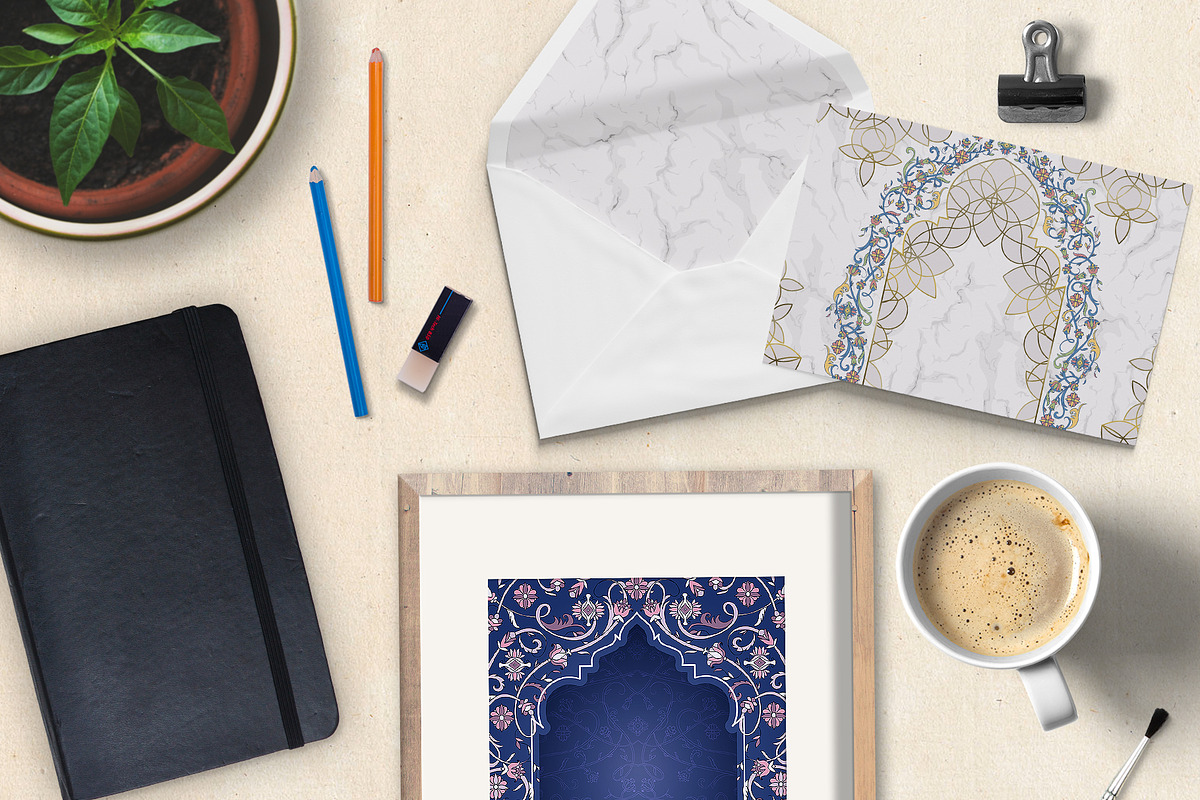 Arabic arches, a Texture Illustration by kateja (Photo 5 of 5)
