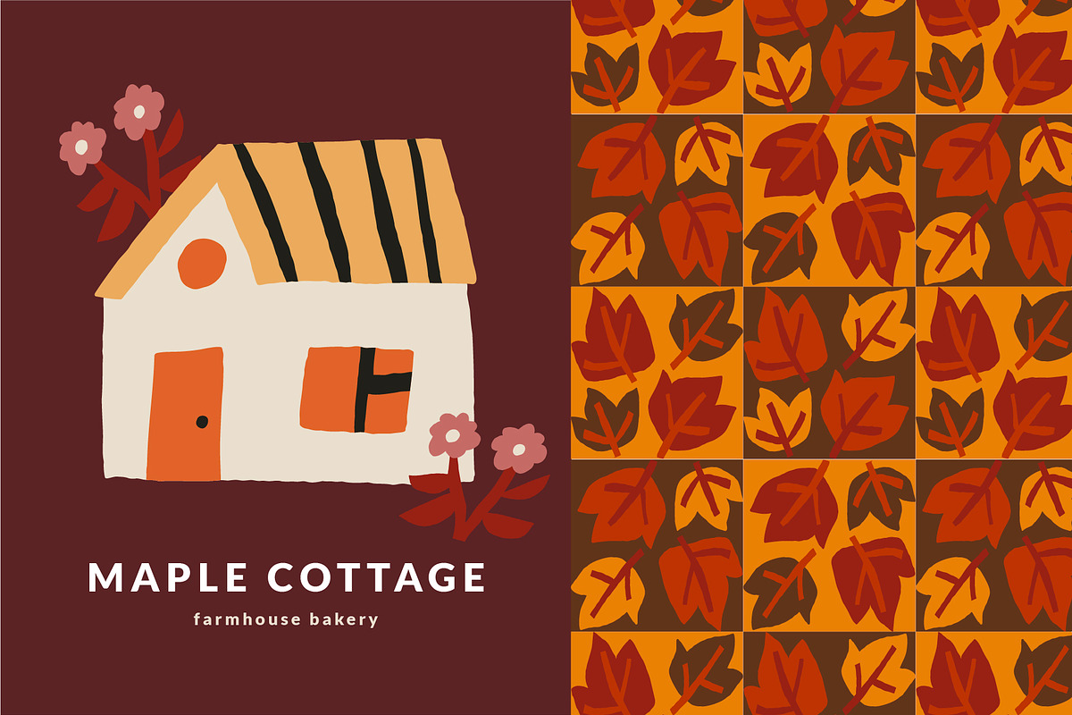 Autumn Blocks Fall Elements Clipart, a Seasonal Illustration by Olia (Photo 20 of 28)