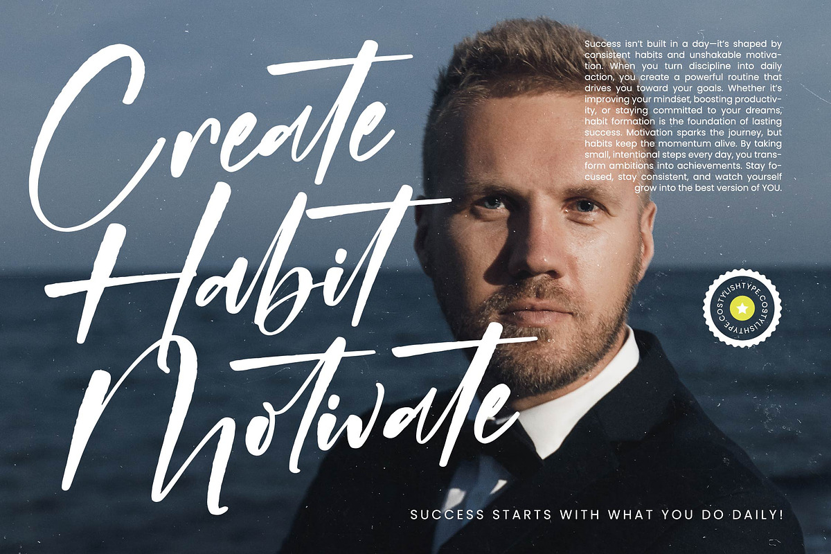 Habitual Detective Bold Handwritten, a Handwritten Font by stylishtype.co (Photo 5 of 20)