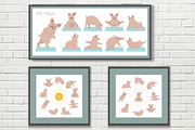Pig yoga, an Animal Illustration by pet design shop (Thumbnail 3 of 5)