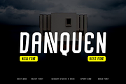 Dannquen - Round Tall Font, a Sans Serif Font by Iqsiart Studio (Thumbnail 1 of 6)