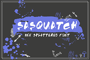 SASQUATCH HAND TEXTURED Font, a Sans Serif Font by Lettering Supply Co. (Thumbnail 2 of 13)
