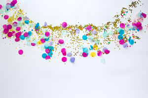 Celebration confetti stock photo containing styled stock photo and styled, a Beauty & Fashion Photo by Photos that POP! ♡