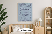 Baby Bows Shower, a Decorative Illustration by Decor Lines (Thumbnail 10 of 16)