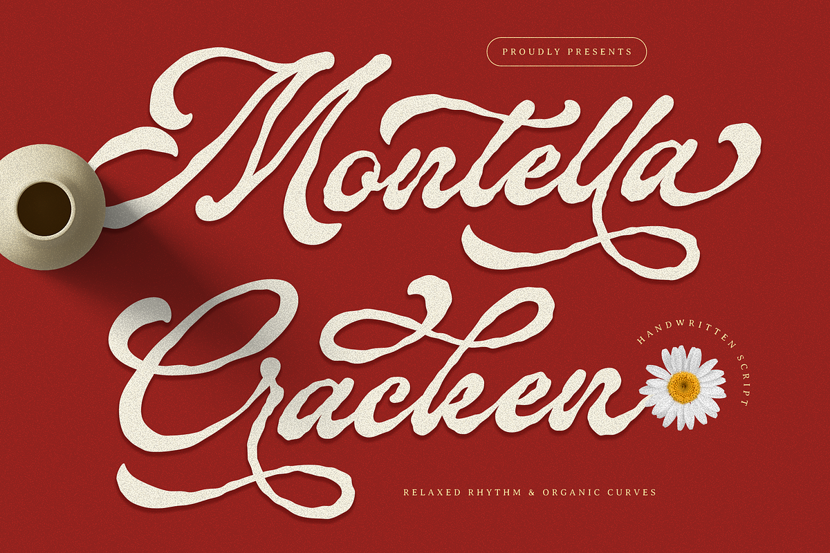 Montella Cracken Handwritten Script, a Handwritten Font by Namara Creative Studio (Photo 1 of 16)