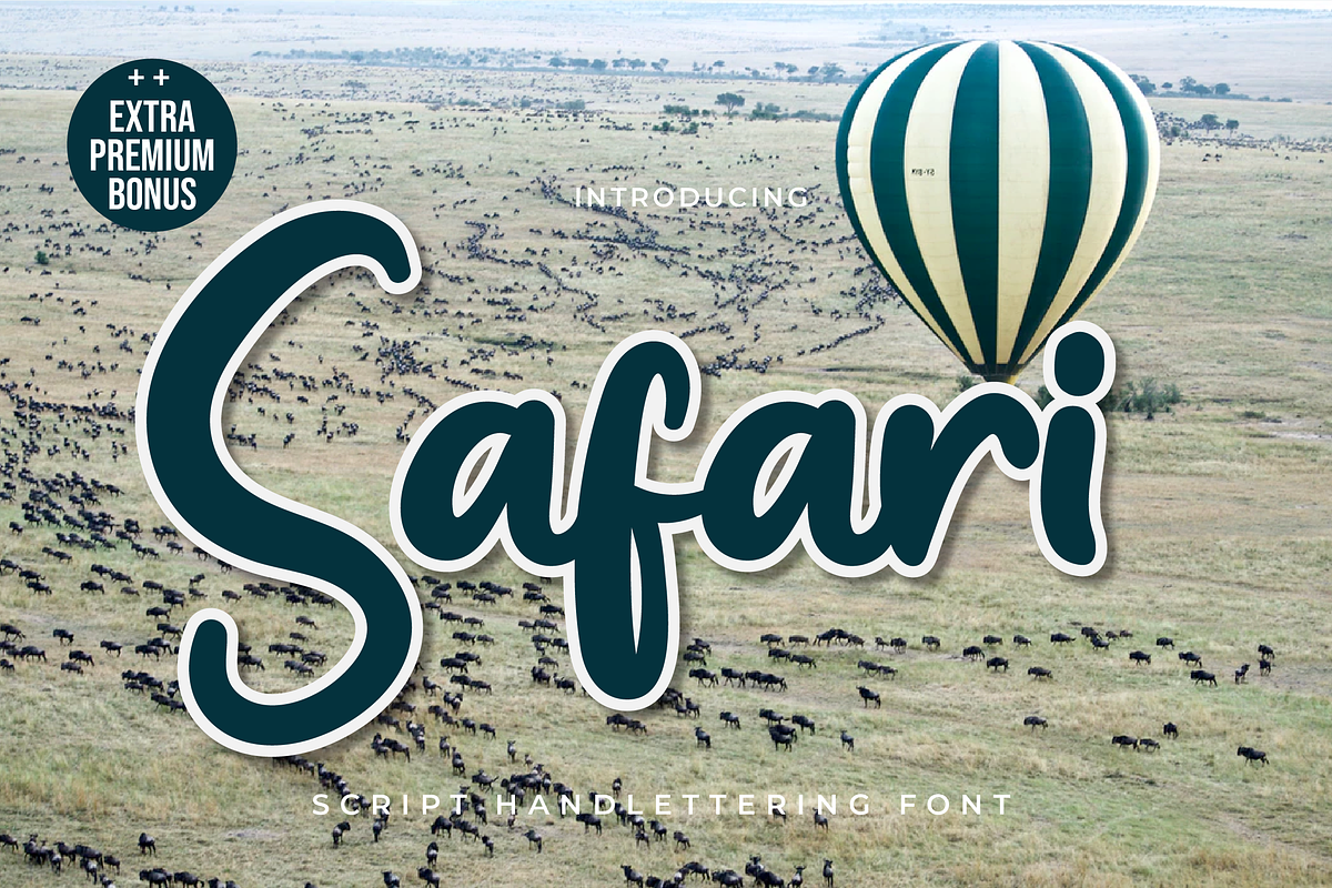 Safari, a Script Font by twinstd (Photo 1 of 10)