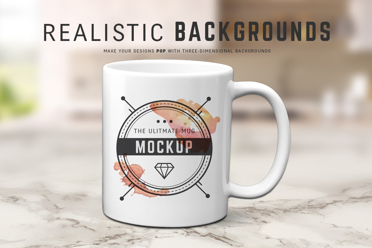 11 oz & 15 oz Mug Mockups (PNGs), a Cups & Container Mockup by Ultimate Mockups (Photo 5 of 7)