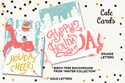 6 Christmas greeting cards set, an Animal Illustration by Graphic Box (Thumbnail 2 of 5)