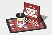 Fast Food Packaging Branding Mockup, a Packaging Mockup by Unerispace (Thumbnail 2 of 5)