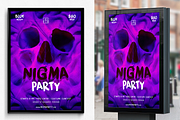 Skull Nigma Halloween Party, a Flyer Template by SNK's (Thumbnail 3 of 3)