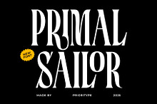 Primal Sailor - Condensed Font