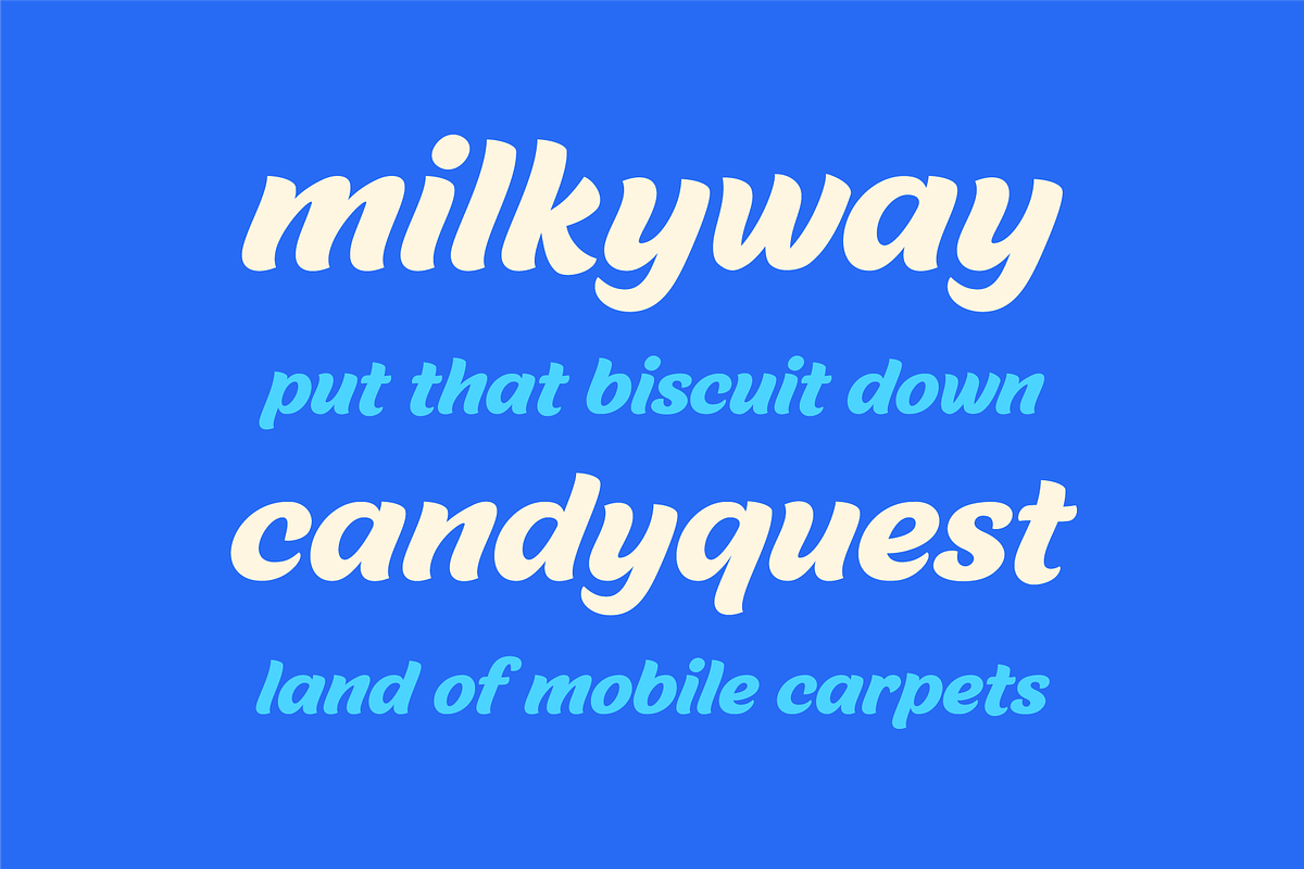 Malvie Fun and Swashy Font preview 3