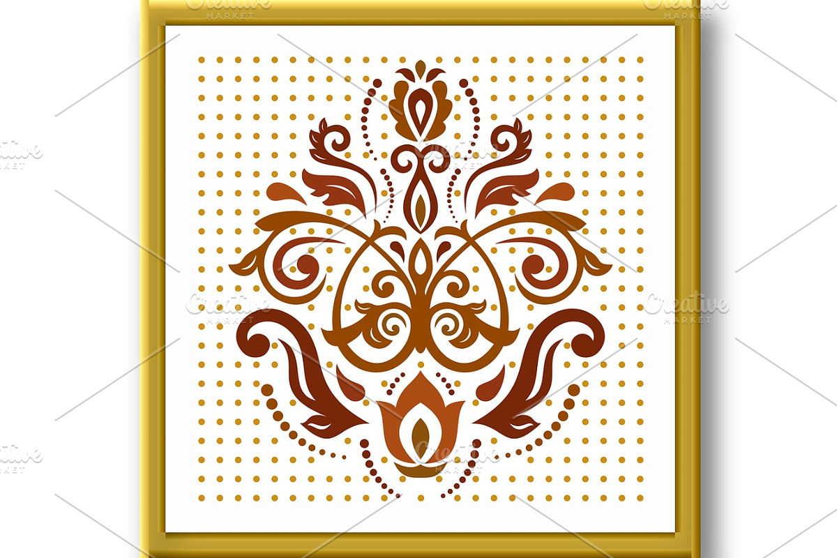 Classic Vector Fine Pattern With, an Illustration by FineArtStudio (Photo 2 of 3)
