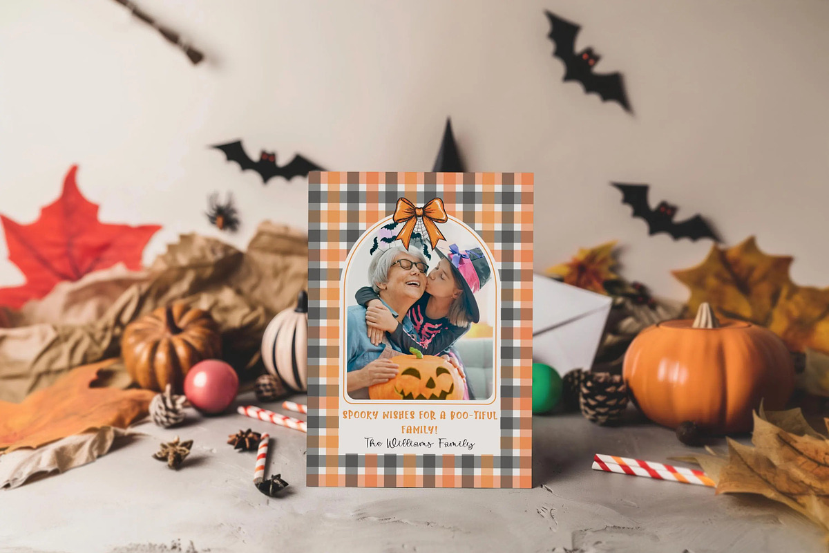 Personalized Halloween Family Card, a Card Template by LucaTheme (Photo 2 of 6)