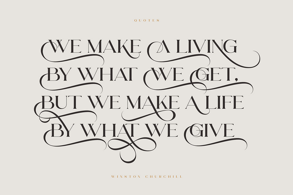 Gerlomi - Luxury Serif Font, a Serif Font by Cruzine (Photo 7 of 8)