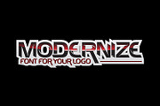 MODERNIZE, a Font by Barkah (Thumbnail 1 of 9)