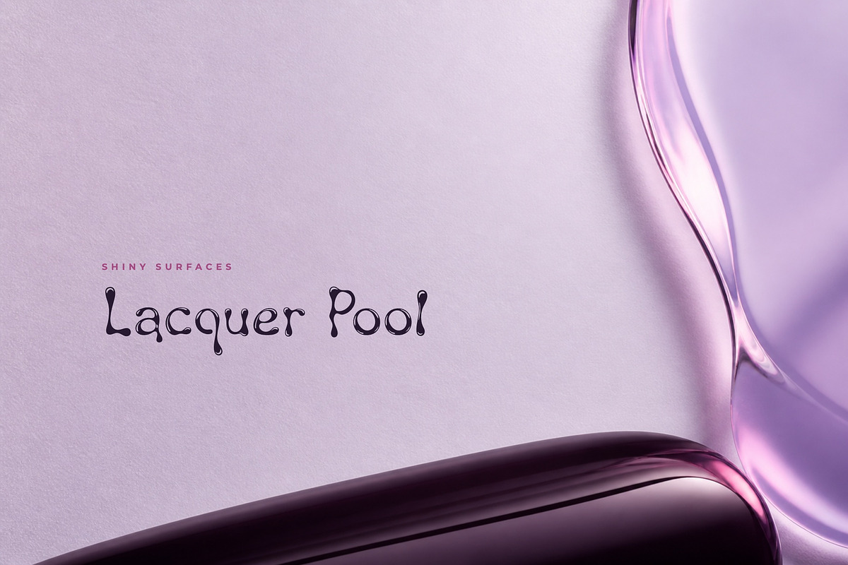 Fluidglaze Liquid Display Font, a Handwritten Font by Graphic Spirit (Photo 3 of 8)