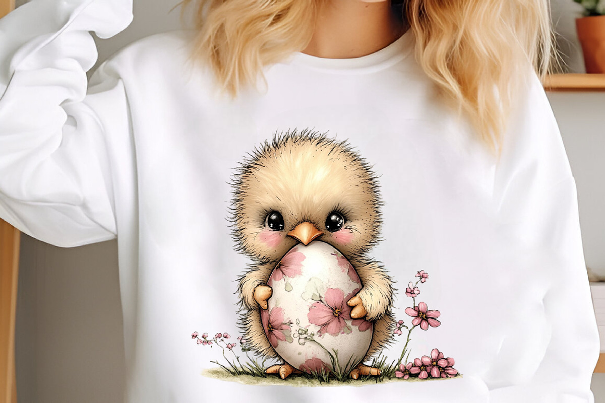 Whimsical Easter Chick Clipart, an Illustration by designcity5 (Photo 5 of 5)
