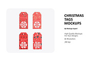 Christmas Tags Mockup, an Advertising Mockup by Mockups Expert (Thumbnail 2 of 2)