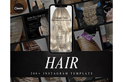 Hair Coach Instagram Template-Canva, a Social Media Template by TheTemplateTopia (Thumbnail 1 of 10)
