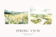 Spring View, a Seasonal Illustration by PeDe Designs (Thumbnail 8 of 10)