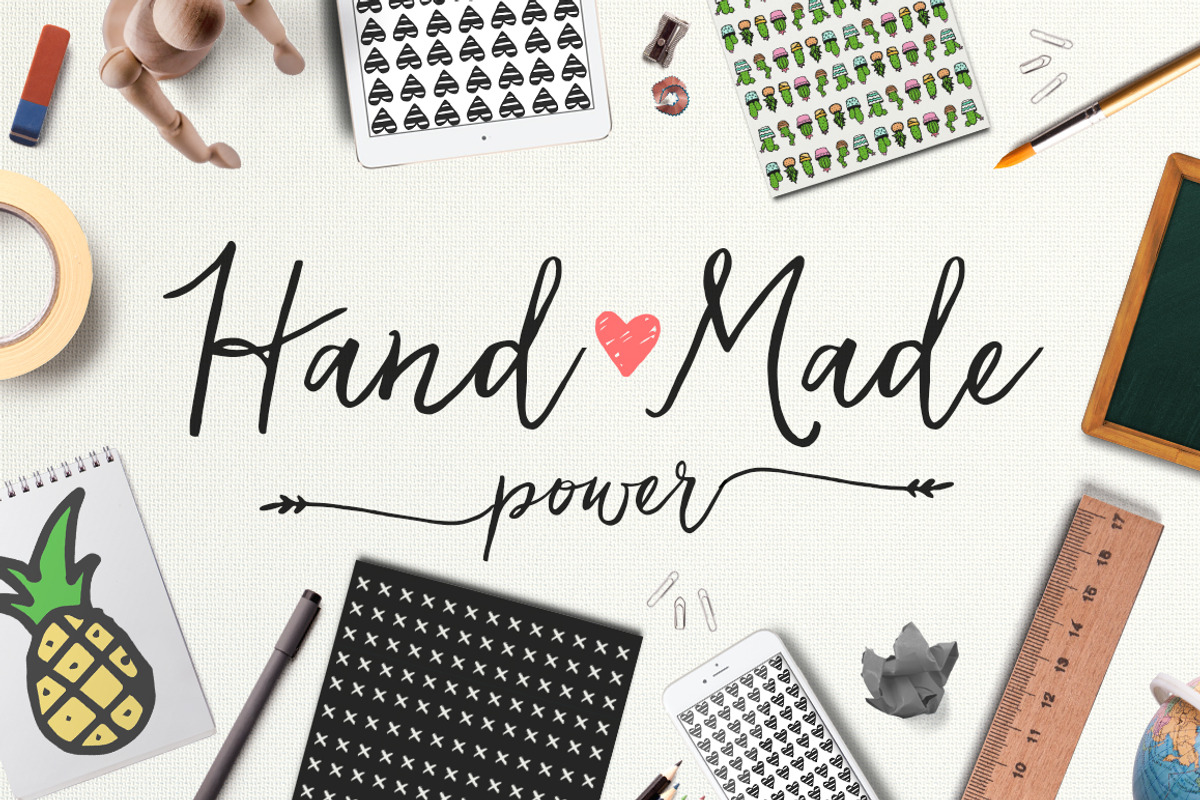 Over 150 Handmade doodles BUNDLE, a Decorative Illustration by Andrea De Oliveira (Photo 1 of 10)