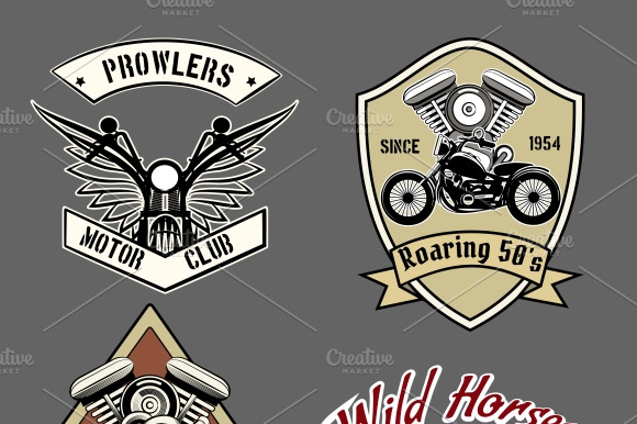 Vintage Motorcycle Labels