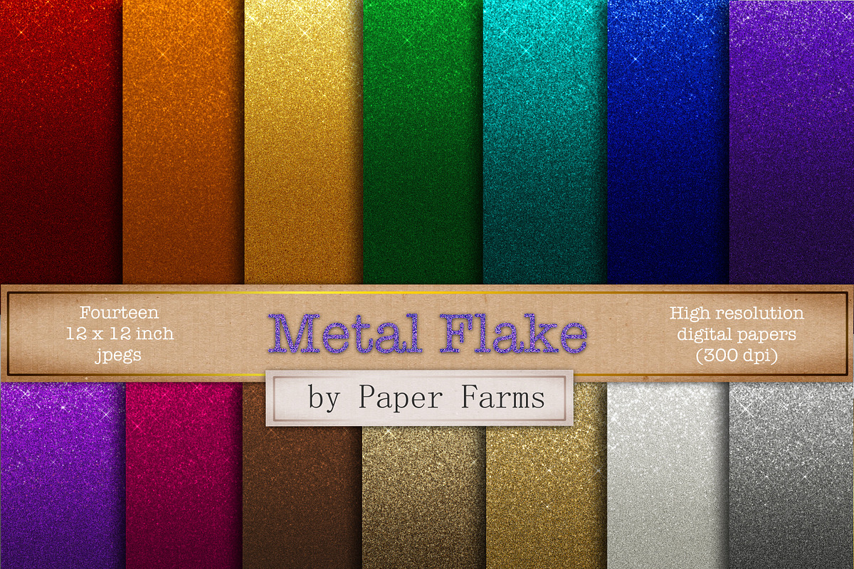 Metal flake gradient effect, a Texture Graphic by Paper Farms