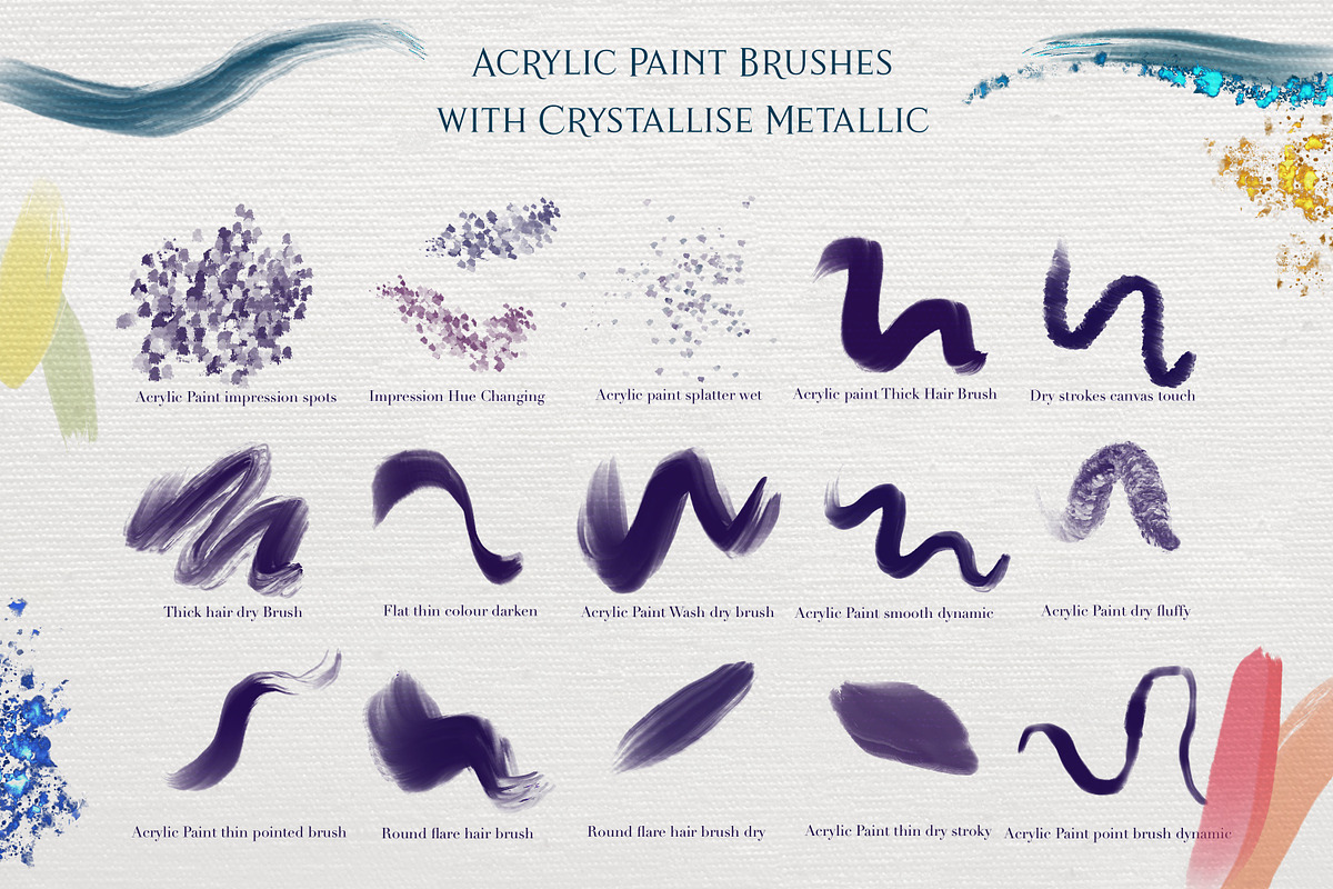 Fantastic Acrylic Paint Procreate, a Brush Add-On by ArtstudioByKhushbu (Photo 3 of 14)