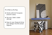 Artwork frame Photo Mockup Bundle, a Print Template by Bonumo (Thumbnail 2 of 9)