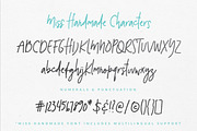 Miss Handmade Script, a Script Font by Creator Goodies (Thumbnail 2 of 8)