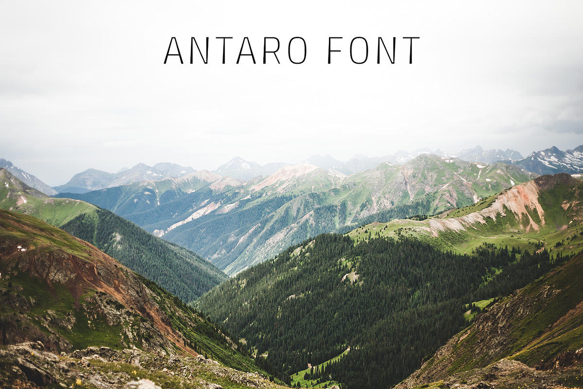 Antaro Font preview 3