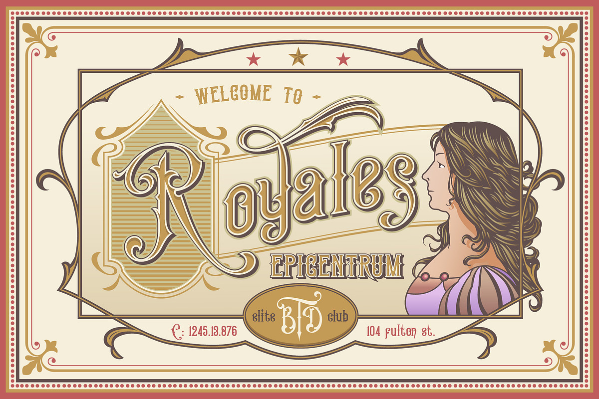Victorian Fonts Collection preview 5