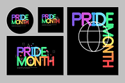 Pride month. Event templates., a Branding & Logo Template by V2.GRAPHICS (Thumbnail 4 of 8)