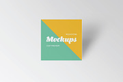 Square Business Card Mockups, a Print Template by Mockstore (Thumbnail 5 of 10)
