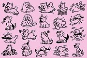 Dog Days: 100 Textured Pups Pack, an Animal Illustration by Veyla (Thumbnail 10 of 14)