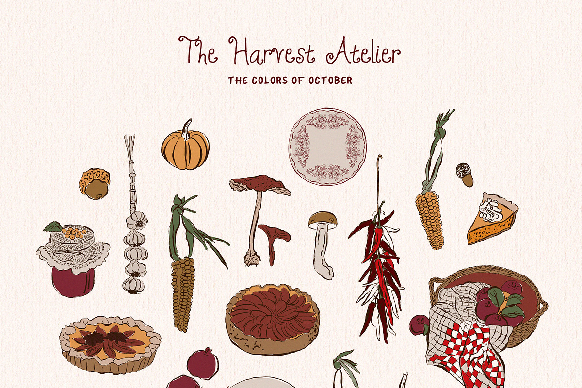The Harvest Atelier, an Object Illustration by lokko studio (Photo 5 of 12)