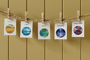 Wander - Landscape Flashcards, a Card Template by CinderHeart Designs (Thumbnail 6 of 6)