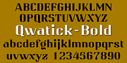 Qwatick, a Serif Font by Ingrimayne Type (Thumbnail 7 of 8)
