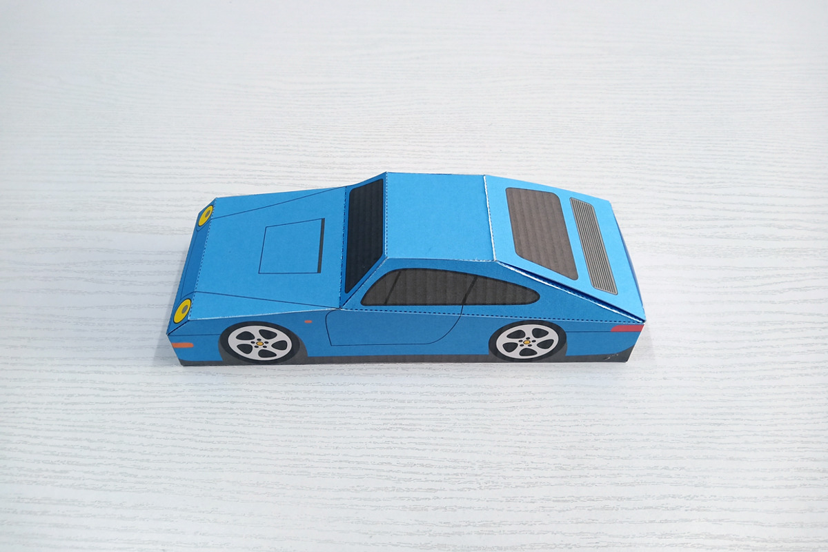 DIY Porsche favor - 3d papercraft, a Templates & Theme by PAPER amaze (Photo 10 of 10)