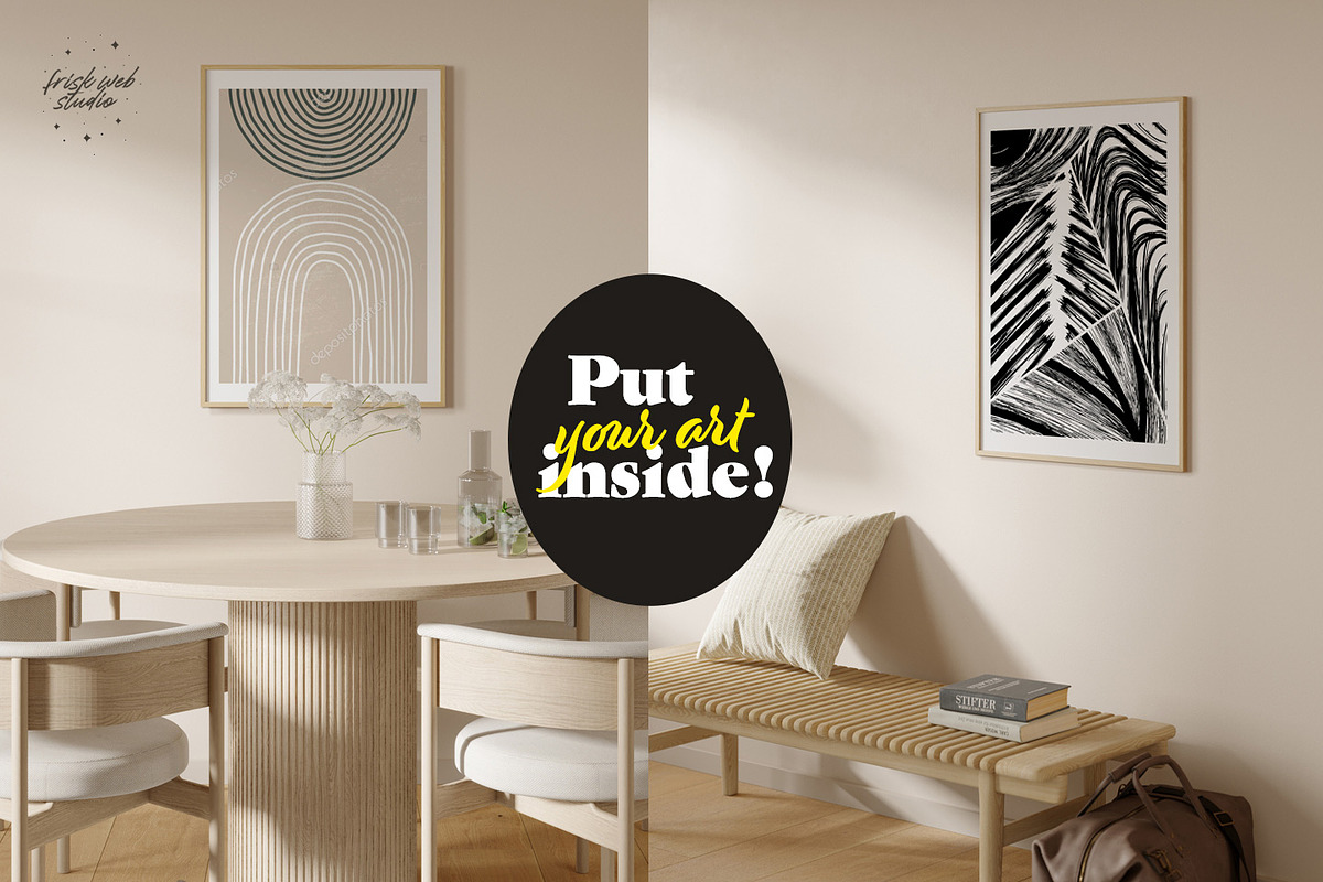 Poster Mockups Session, a Product Mockup by Frisk Shop (Photo 6 of 11)