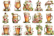 Whimsical Summer Beer Clipart, an Illustration by OK Design (Thumbnail 3 of 6)