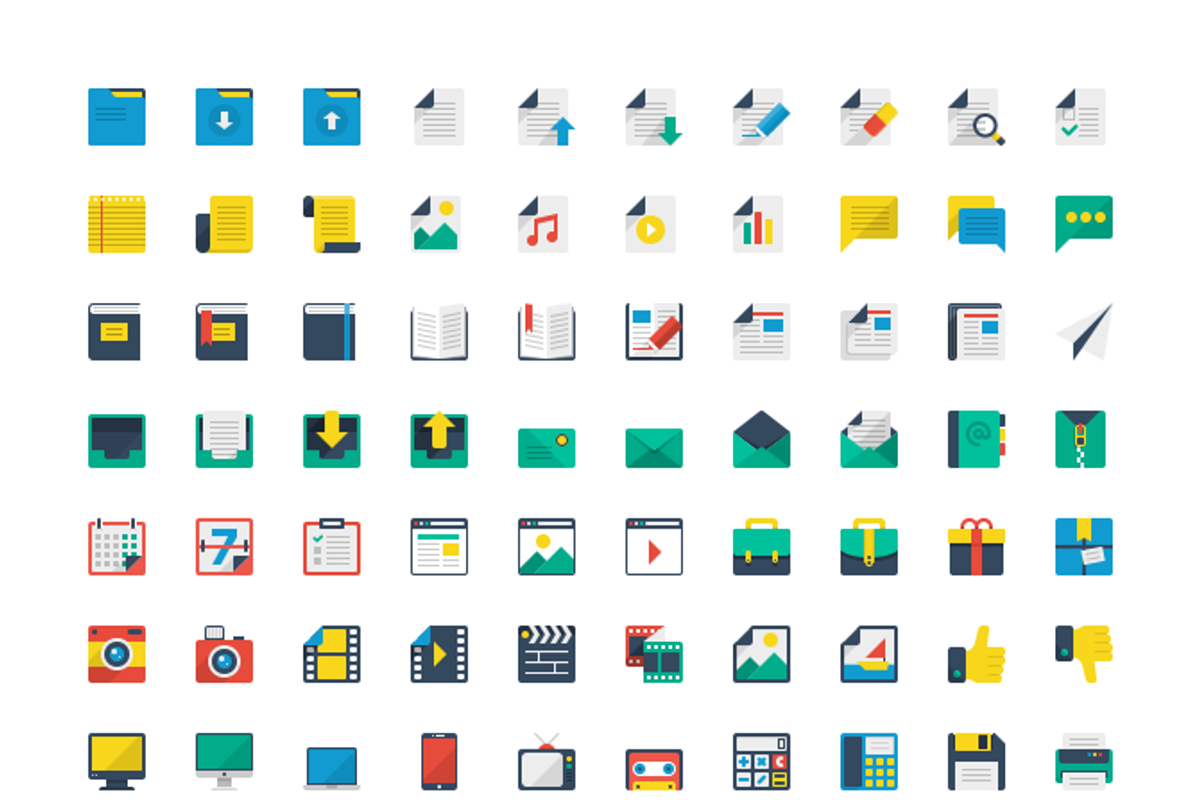 Flatilicious 200 icons, an Icon by PixelBazaar (Photo 2 of 4)