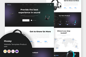 Musay - Product Selling Website, a HTML Template by Minialis