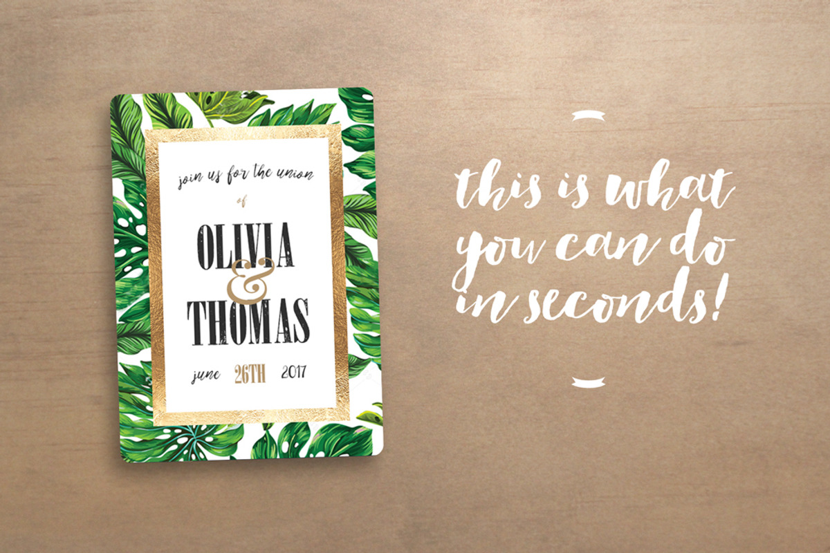 Card Mockup w/ Rounded Corners, a Print Template by Hype Your Prints (Photo 2 of 4)