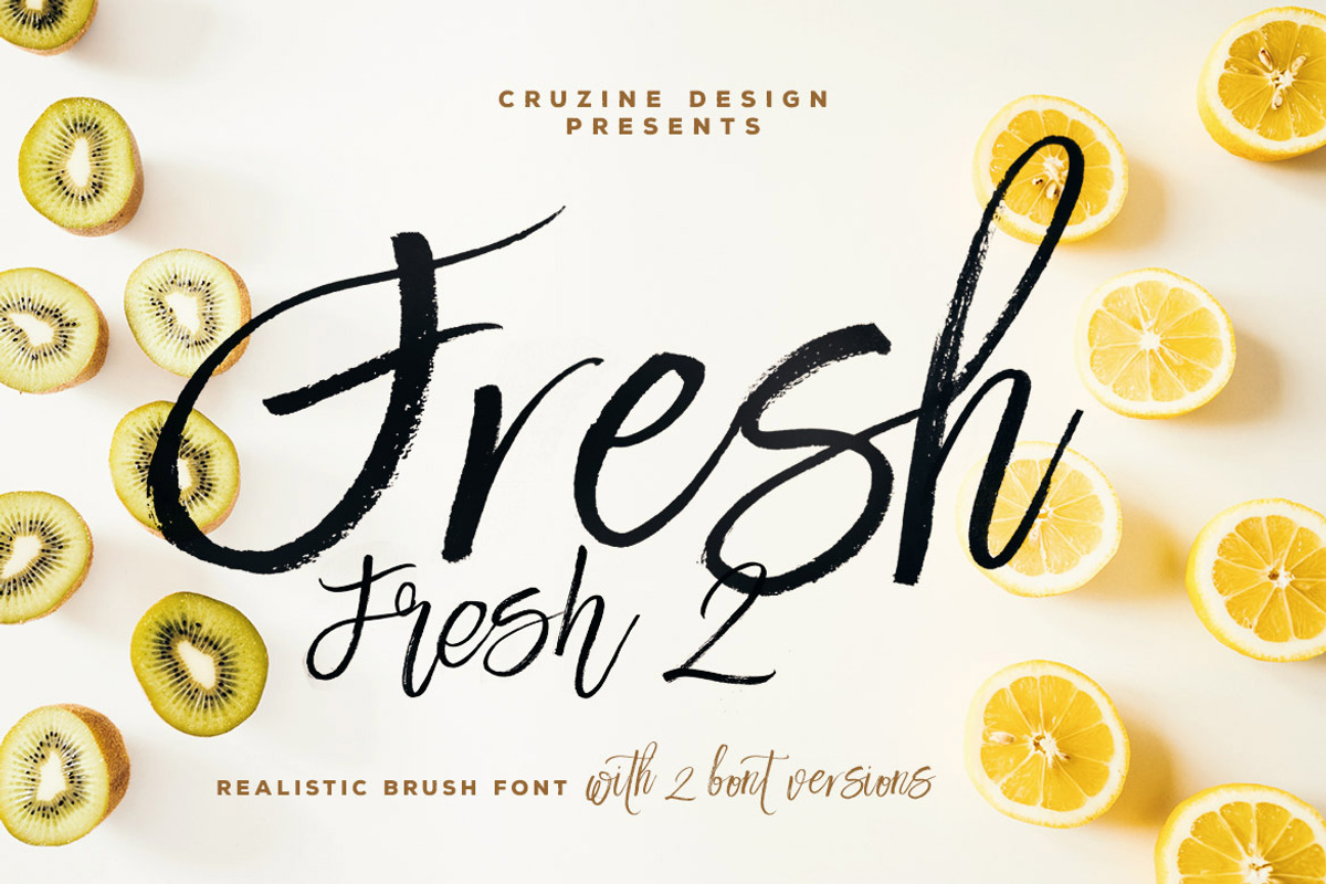 Fresh Brush & SVG Font