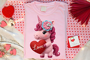 Faux Yarn Valentine Unicorn Png, an Illustration by Canvas Craft (Thumbnail 6 of 6)