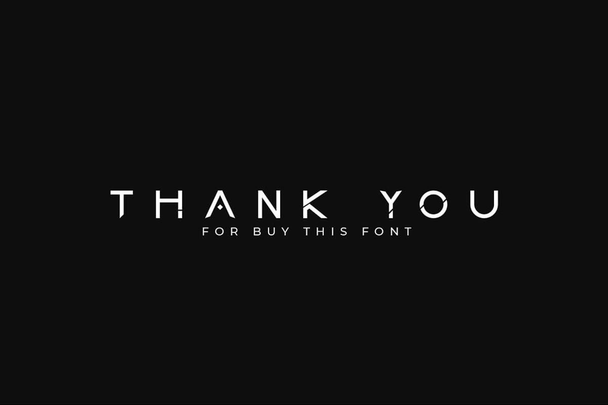 Sunset - Futuristic Display Font, a Sans Serif Font by Luna Shop (Photo 5 of 5)